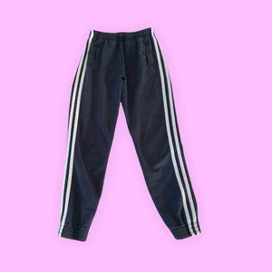 Retro Striped Navy Sweatpants